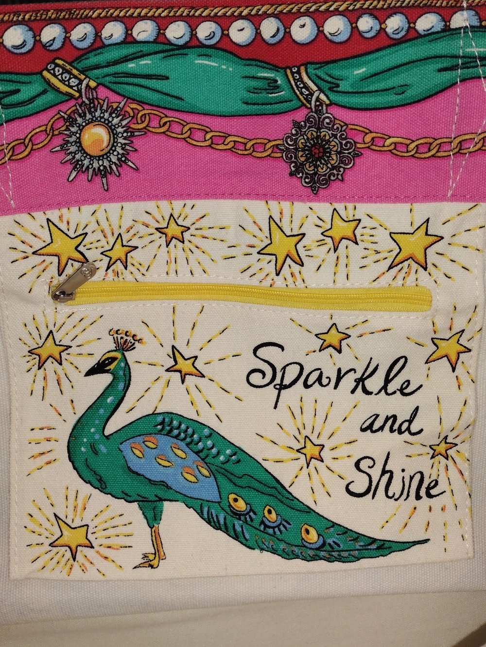 Brighton Multicolor Graphic Sparkle and Shine Tote - Picture 3 of 4